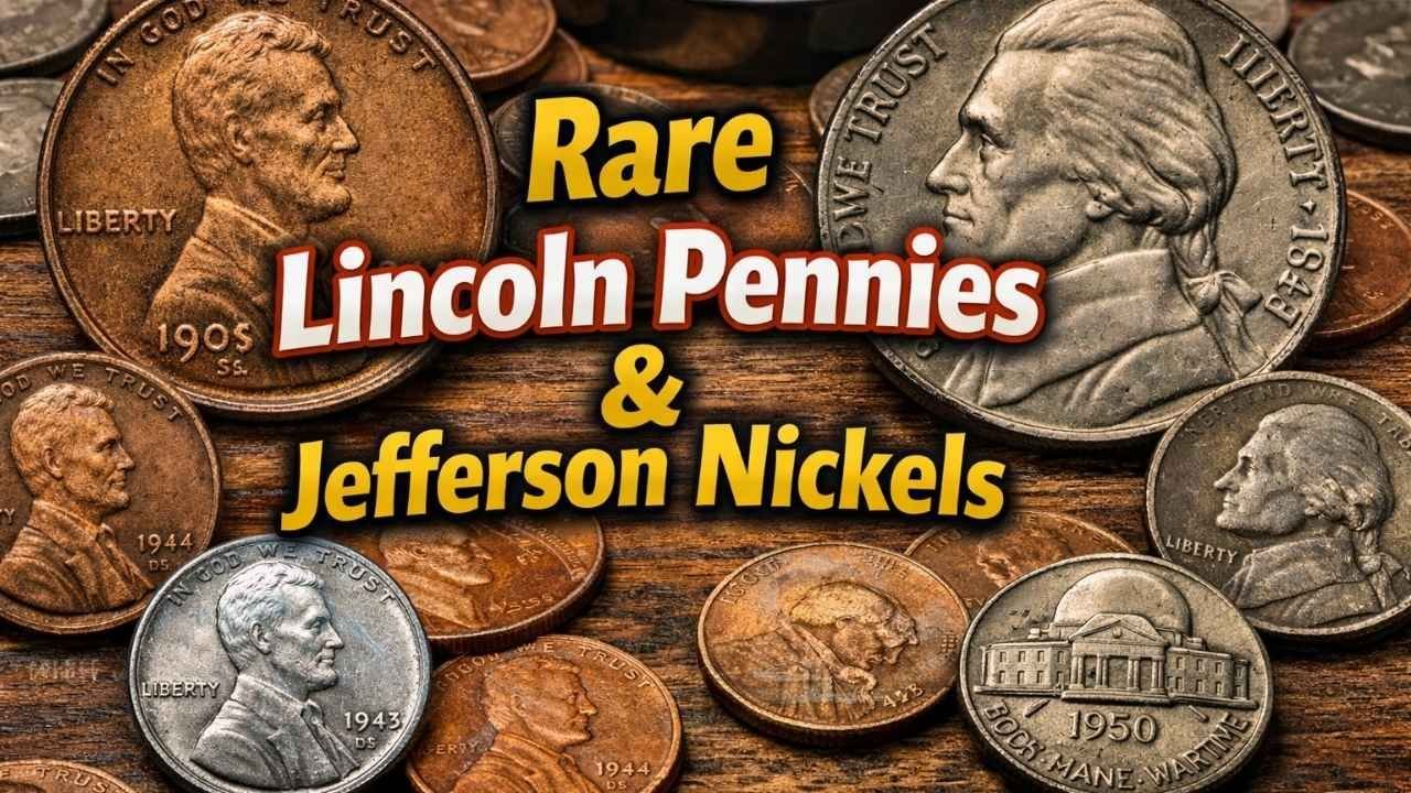 Rare Lincoln Pennies & Jefferson Nickels 2026: Complete Value Guide for Modern Collectors